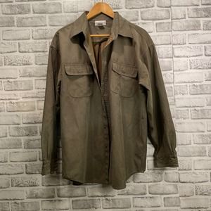 Green Button up XL Shirt Women's